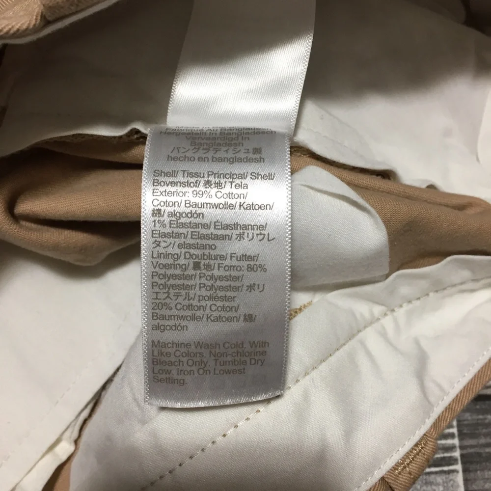 J.CREW Chino Shorts Mens 30 Tan 9